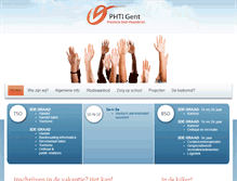 Tablet Screenshot of phti-gent.be